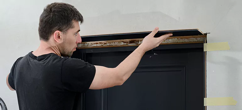 Wood Door Hole Repair in Westchase, FL