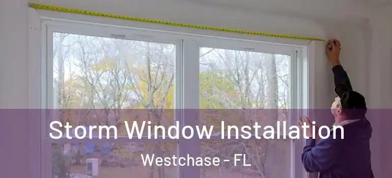  Storm Window Installation Westchase - FL
