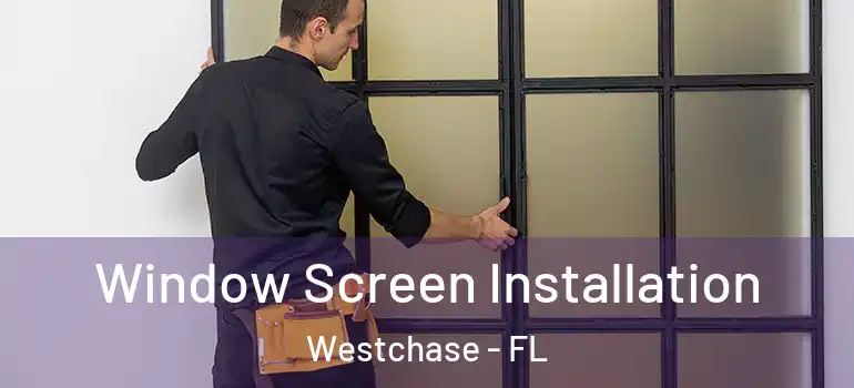  Window Screen Installation Westchase - FL
